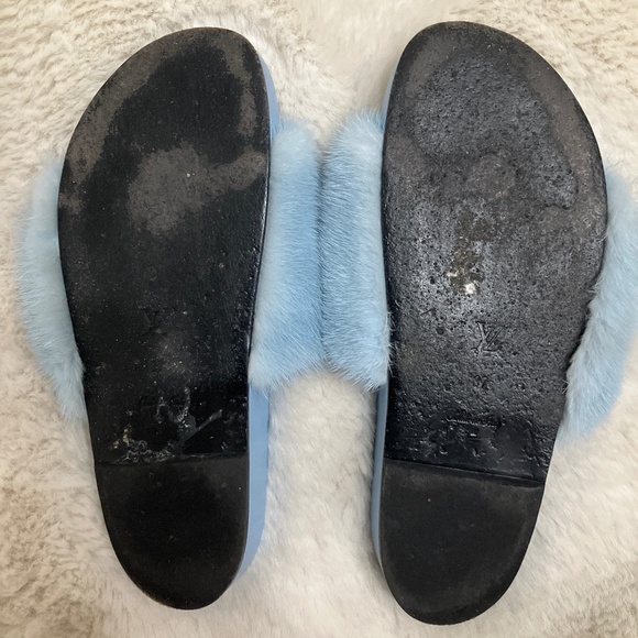 Louis Vuitton Mink Slides - Picture 5 of 6
